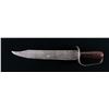 Image 2 : ATTRACTIVE & FINE CONFEDERATE D-GUARD BOWIE KNIFE.