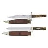 Image 2 : TWO FINE JOSEPH ROGERS BOWIE KNIVES.