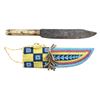 Image 2 : PAIR OF KNIVES IN NATIVE AMERICAN STYLE BEADED