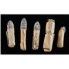 Image 2 : FIVE RARE CIVIL WAR CONFEDERATE PAPER CARTRIDGES &