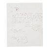 Image 1 : VERY EARLY ROBERT E LEE AUTOGRAPH LETTER SIGNED,