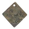 Image 1 : SLAVE HIRE TAG, CHARLESTON, PORTER, 1853.