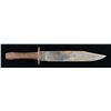 Image 1 : CONTEMPORARY COFFIN HANDLED BOWIE KNIFE.