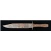 Image 2 : CONTEMPORARY COFFIN HANDLED BOWIE KNIFE.
