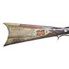 Image 5 : RESTORED RELIEF CARVED KENTUCKY FLINTLOCK RIFLE.