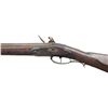 Image 4 : "S ALLEN" SIGNED HALF STOCK FLINTLOCK RIFLE.