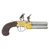 Image 2 : BRITISH O/U FLINTLOCK PISTOL, BY DUTTON.