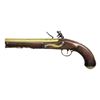 Image 2 : KETLAND BRASS BARREL FLINTLOCK TRADE PISTOL.