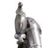 Image 8 : BARBAR, LONDON SILVER MOUNTED FLINTLOCK PISTOL.