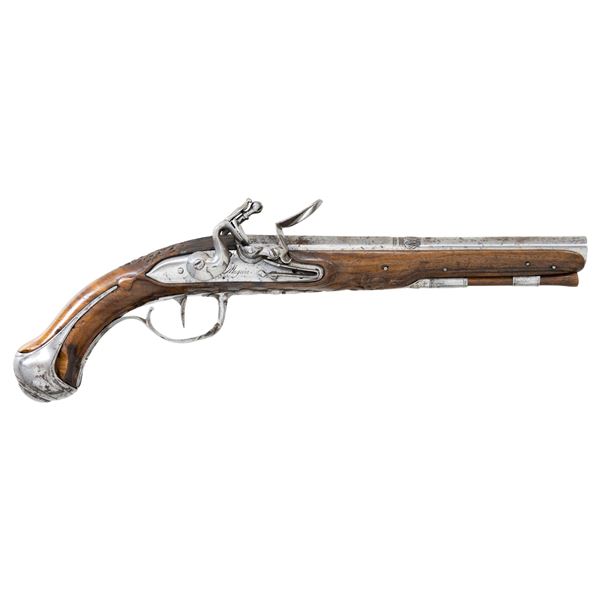 FRENCH MAGUIN FLINTLOCK PISTOL.
