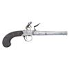 Image 2 : GOOD FOUR CANNON BARREL DUCKFOOT FLINTLOCK PISTOL