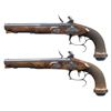 Image 2 : GOOD PAIR OF DUTCH FLINTLOCK PISTOLS BY DELINCEE