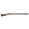 Image 1 : IMPRESSIVE HEAVY LONG BARREL FLINTLOCK JAEGER TYPE