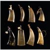 Image 2 : GROUP OF 8 VINTAGE "LIBERTY CAP" SHAPED POWDER