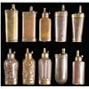 Image 2 : TEN DIFFERENT MULTI-COMPARTMENT PISTOL FLASKS FOR