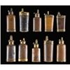 Image 1 : TEN SMALL MULTI-COMPARTMENT PISTOL FLASKS FOR