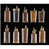 Image 2 : TEN SMALL MULTI-COMPARTMENT PISTOL FLASKS FOR