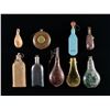 Image 2 : NINE POWDER & SHOT FLASKS.
