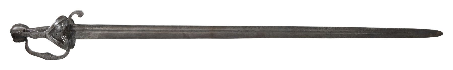 Early Backsword EARLY 18TH CENTURY GERMAN HORSEMAN'S BACKSWORD. - Poulin Auctions