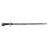 Image 1 : EUROPEAN HUNTING SWORD WITH BLADE DATED 1682.