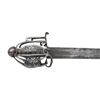 Image 3 : EARLY SCOTTISH BASKET HILT BROAD SWORD.