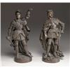 Image 1 : BRONZE STATUES BY ROBINET TITLED CHARLES LE