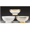Image 2 : 3 DUTCH ELSINORE PORCELAIN PUNCH BOWLS