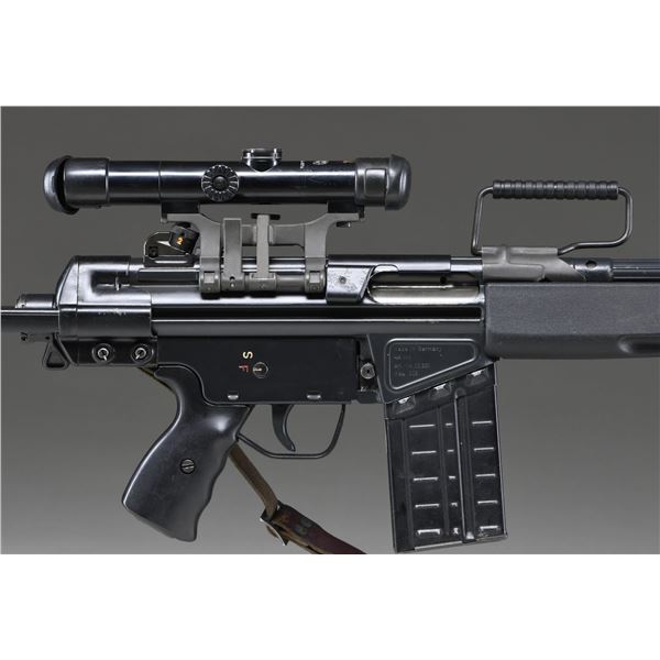 PRE BAN HK 91 RIFLE W/ A3 COLLAPSIBLE STOCK. - Poulin Auctions