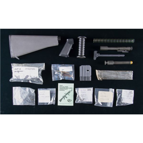COLT M16A2 LMG PARTS LOT.