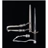 Image 2 : WWII GERMAN 1ST MODEL RAILWAY DAGGER & HANGER