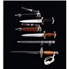 Image 2 : 3 GERMAN MINIATURE DAGGERS OR LETTER OPENERS.