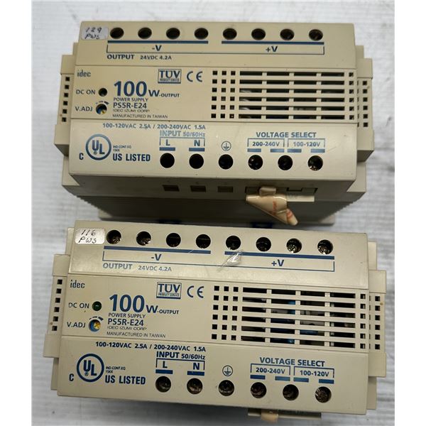 (2) Idec #PS5R-E24 Power Supplies