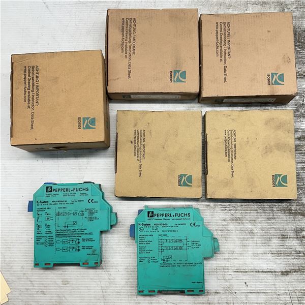 Lot of (7) Misc. Pepperl+Fuchs Relays