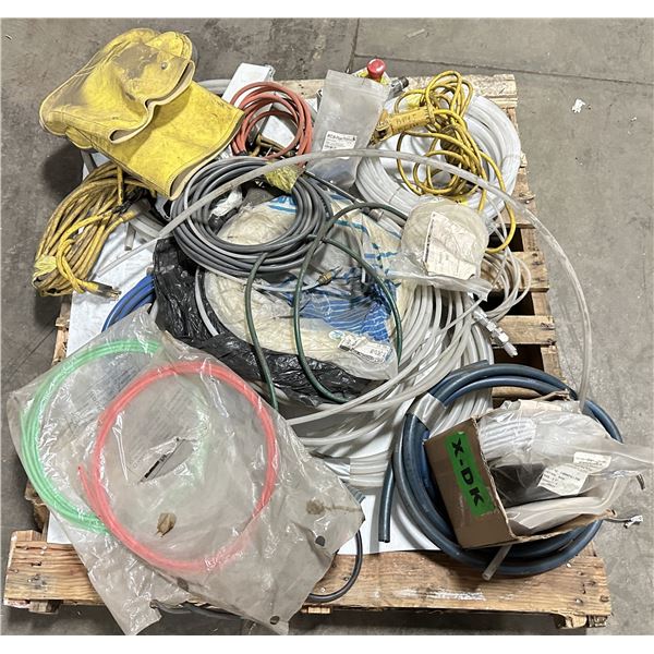 Lot of Misc. Hoses, Cords, Cables, & Boots