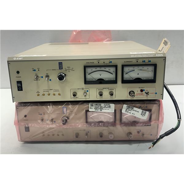 (2) NF #4305 High Voltage Power Amplifiers
