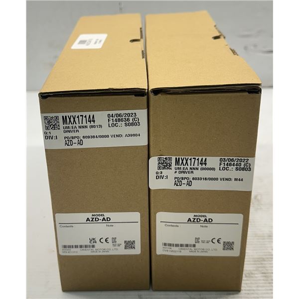 (2) Oriental Motor #AZD-AD Motor Drivers