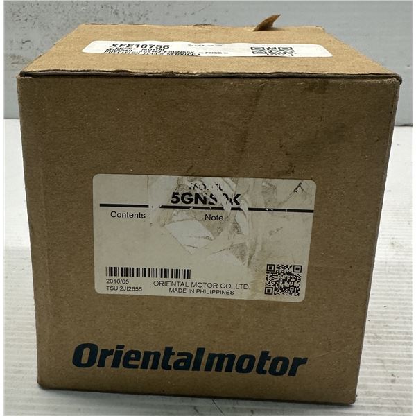 Oriental Motor #5GN50K Gear Head