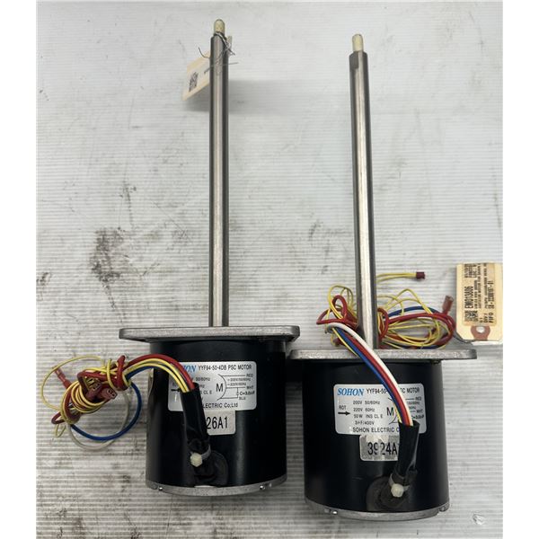 (2) Sohon #YYF94-50-4DB PSC Motors