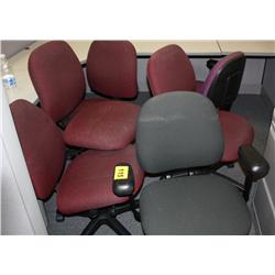 Lot Of 6 Office Chairs