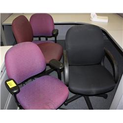 Lot Of 4 Office Chairs