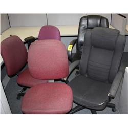 Lot Of 5 Office Chairs