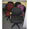 Image 1 : Lot Of 5 Office Chairs