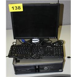 Complete Dell Optiplex Desk Top Computer