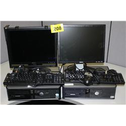 Set of 2 Dell Optiplex Desktop Computers