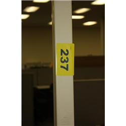 4 Cubical 8 Station Office Dividers Includes tops and Cabinets