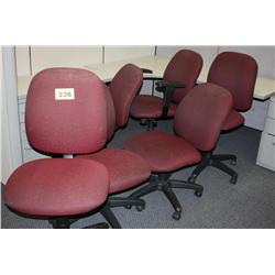 Lot Of 6 Matching Office Chairs