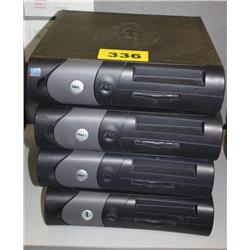 Lot of 4 Dell Optiplex Computers