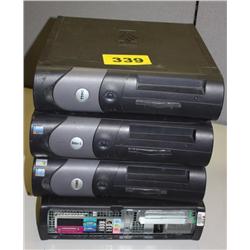 Lot of 4 Dell Optiplex Computers