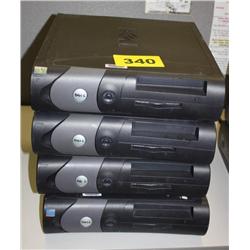 Lot of 4 Dell Optiplex Computers