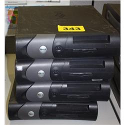 Lot of 4 Dell Optiplex Computers